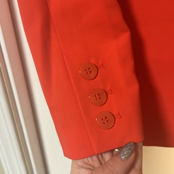 NWT Olsen bright red blazer - Picture 2 of 5